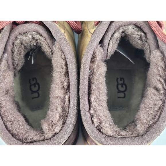 UGG YOUTH NEUMEL II BROWN WATERPROOF PLUSH MID-TOP CHUKKA BOOTS US SIZE 3 - Picture 4 of 11